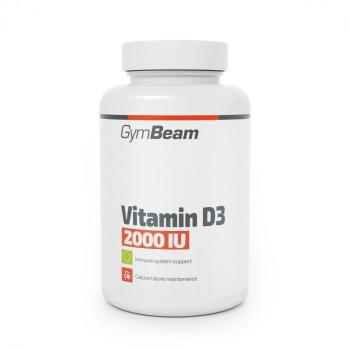 GymBeam Vitamín D3 2000 IU 120 kapslí