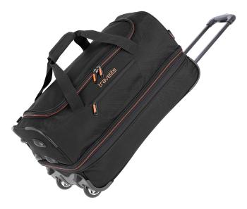 Travelite Basics Wheeled duffle S Black/blue