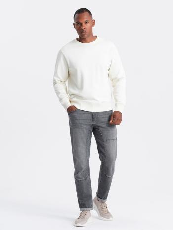 Ombre Clothing Jeans Šedá