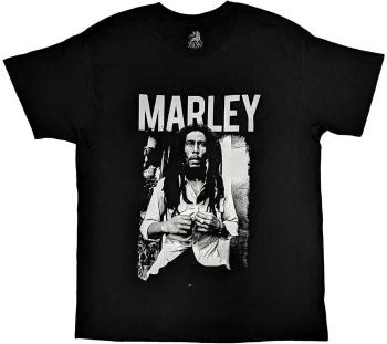 Bob Marley Tričko Black & White Unisex Black M