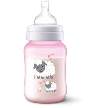 Philips AVENT Lahev Anti-colic 260 ml - růžová ovečka (8710103880707)