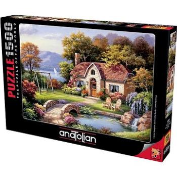 Anatolian Puzzle Kamenný most u chalupy 1500 dílků (8698543145597)