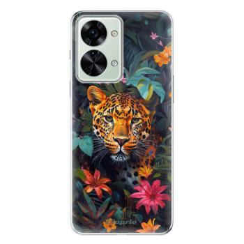 Odolné silikonové pouzdro iSaprio - Flower Jaguar - OnePlus Nord 2T 5G