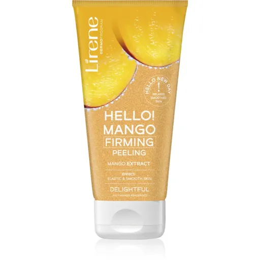 Lirene Hello! Mango zpevňující tělový peeling s vyživujícím účinkem 175 ml