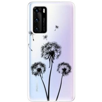 iSaprio Three Dandelions - black pro Huawei P40 (danbl-TPU3_P40)