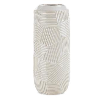 ArtFir Keramická váza ROMINA 03 | krémová 12 x 30 cm