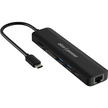 AlzaPower USB-C Dock Station 7v1 černý (APW-HCC7B)