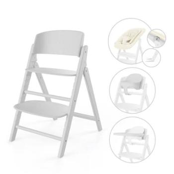 cybex GOLD Click Vysoká židlička a skládací židlička 4 v 1 White