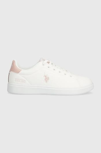 Sneakers boty U.S. Polo Assn. MARLYN bílá barva, MARLYN001W 4Y1