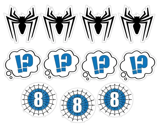 Personal Personalizované zápichy do koláčikov -  Spiderman