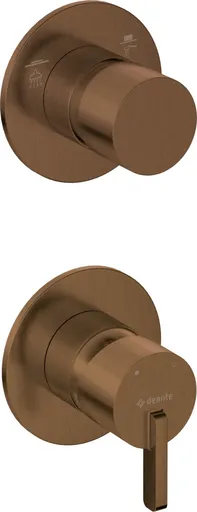 DEANTE Sprchová baterie Silia bronzová kartáčovaná, vestavná, s přepínačem sprchy BQS_C44P
