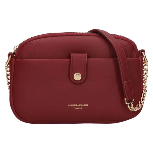 Dámská crossbody kabelka David Jones Diseta - vínová