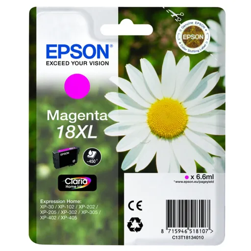 EPSON T1813 (C13T18134022) - originální cartridge, purpurová, 6,6ml