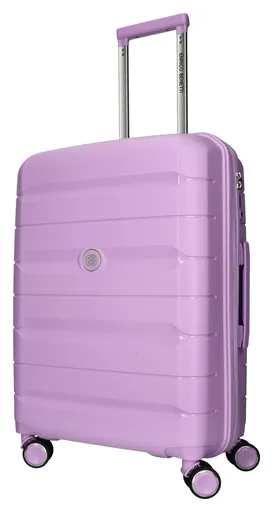 Velký skořepinový kufr na kolečkách Enrico Benetti Montréal L Lilac
