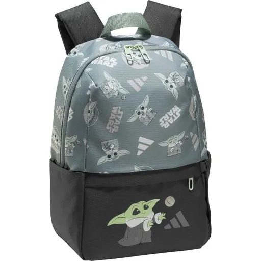 adidas X STAR WARS THE MANDOLORIAN KIDS Dětský batoh, šedá, velikost