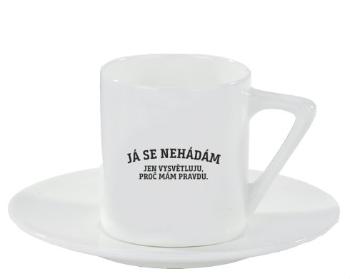 Espresso hrnek s podšálkem 100ml Já se nehádám