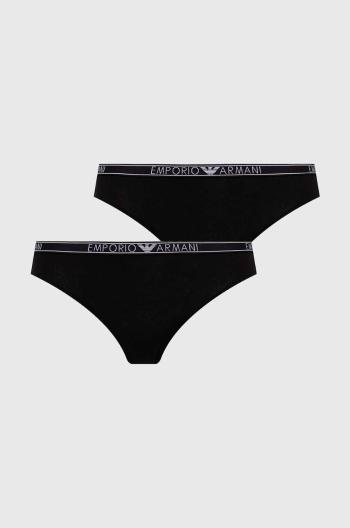 Kalhotky Emporio Armani Underwear 2-pack černá barva, 163334 4F223