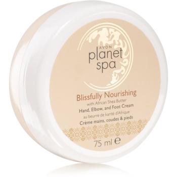 Avon Planet Spa Blissfully Nourishing výživný krém na ruce na nohy 75 ml