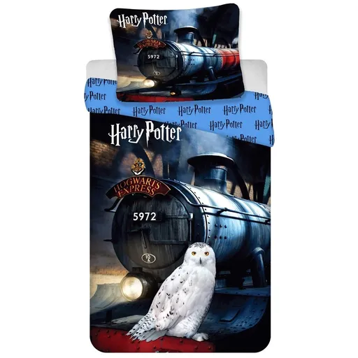 Jerry Fabrics Povlečení Harry Potter - Vícebarevná | 140 x 200 cm / 70 x 90 cm