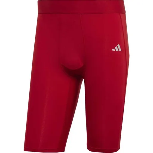 adidas TECHFIT TIGHT SHORTS Pánské spodní trenky, červená, velikost XXL