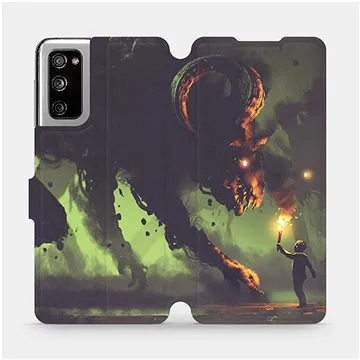 Flipové pouzdro na mobil Samsung Galaxy S20 FE - VA08P Příšera a kluk s pochodní (5903516466634)