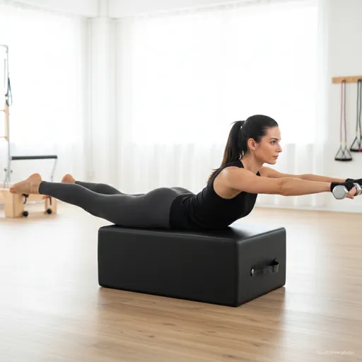 Pilates box inSPORTline 60,5x41x22,5 cm