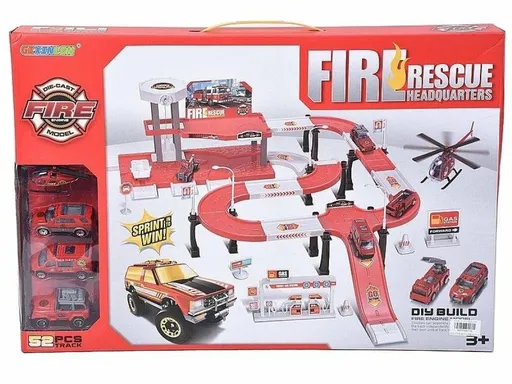 Hasičská záchranná stanice – velký set se silnicí