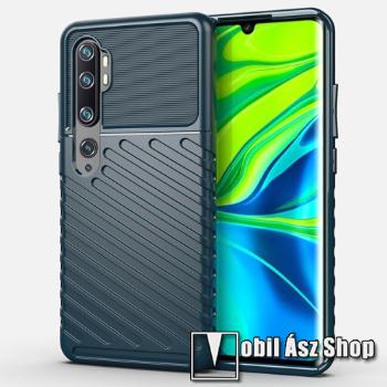 OTT! THUNDER SERIES szilikon védő tok / hátlap - 3D textúrált mintás, ERŐS VÉDELEM - ZÖLD - Xiaomi Mi Note 10 / Xiaomi Mi Note 10 Pro / Xiaomi Mi CC9 Pro