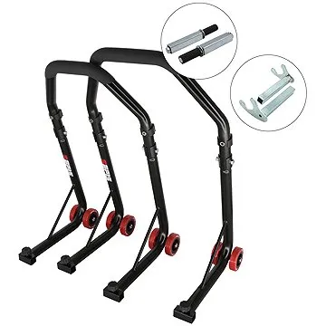 M-Style D18 moto stojan přední a zadní set -přední stojan : Single, zadní stojan : Hák (5365-MS-050178-1302-621)