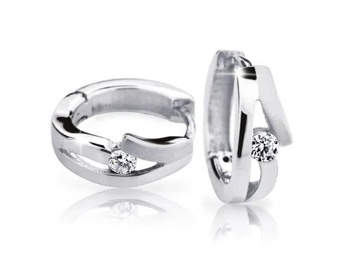 Cutie Jewellery Kruhové náušnice z bílého zlata Z6483-2026-80-10-X-2