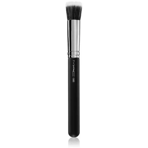 MAC Cosmetics Brush 130S Short Duo Fibre malý štětec pro nanášení tekutých, krémových a pudrových produktů 1 ks