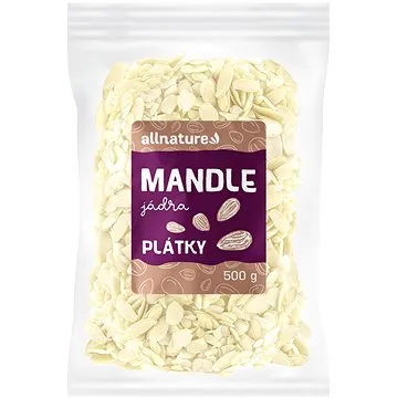 Allnature Mandle plátky 500 g (16156V)