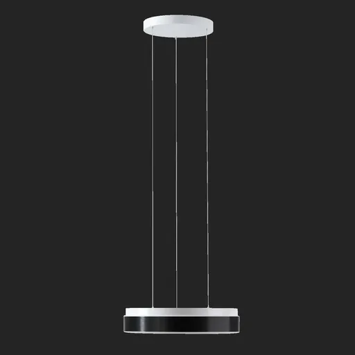 OSMONT DEL69409 DELIA LEC2 závěsné plastové svítidlo bílá / bílo - černá IP40 3000 K 27W LED DALI