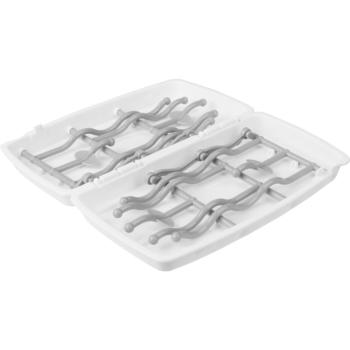 BabyOno Bottle Drying Rack odkapávač na lahve I. White 1 ks