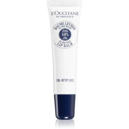 L’Occitane Shea Butter Ultra Rich Lip Balm výživný balzám na rty 12 ml