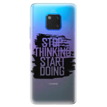 Silikonové pouzdro iSaprio - Start Doing - black - Huawei Mate 20 Pro