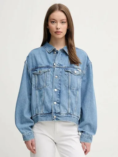 Calvin Klein dámská modrá džínová bunda J20J225182 M