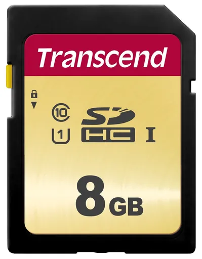 TRANSCEND SDHC karta 8GB 500S, UHS-I U1 (R:95/W:20 MB/s)