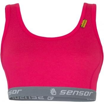 Sensor MERINO ACTIVE W Sportovní podprsenka, růžová, velikost