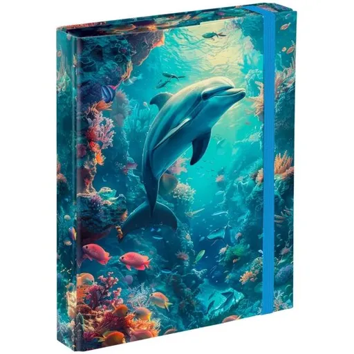 BAAGL DELFÍN Desky na školní sešity A5, mix, velikost