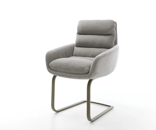 Jídelní židle Abelia-Flex s područkami strukturovaná látka