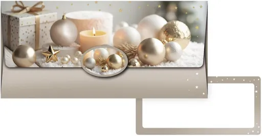 Obálka na peníze Sváteční výzdoba