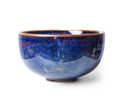 Rustikálně modrá porcelánová miska Chef  - Ø 11*6 cm / 260 ml  HKLIVING