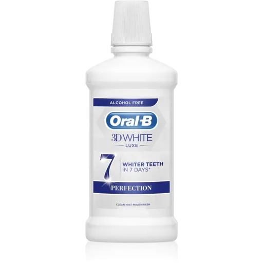 Oral-B 3D White Luxe ústní voda s bělicím účinkem 500 ml