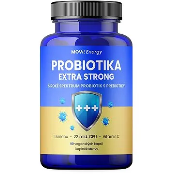 MOVit Probiotika EXTRA STRONG 90 veganských kapslí (8594202101266)