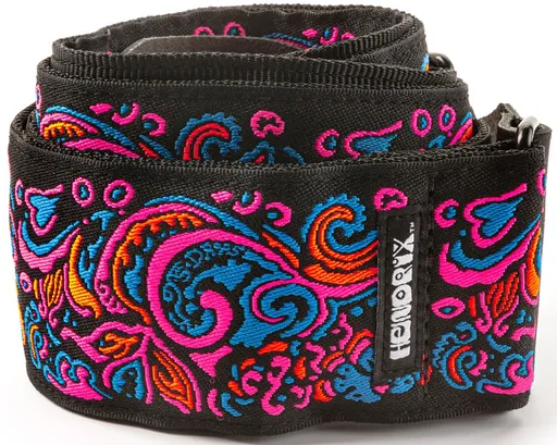 Dunlop Jimi Hendrix Blacklight Love Drops Pink Strap