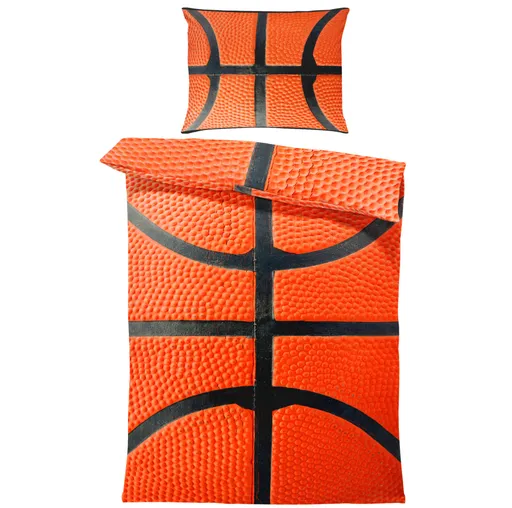 Povlečení Basketbalový míč (Rozměr : 1x140/200 + 1x90/70)