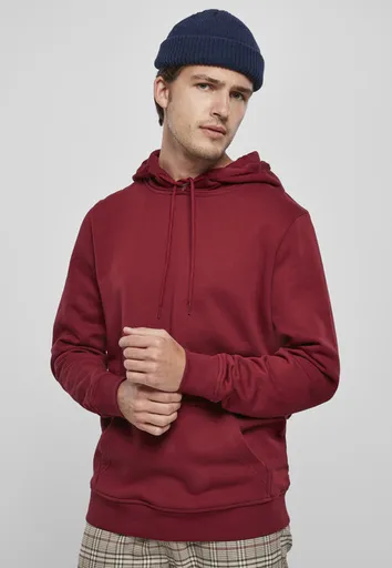 Urban Classics Organic Basic Hoody burgundy - S