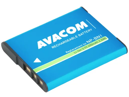 AVACOM náhradní baterie Sony NP-BN1 Li-Ion 3.7V 600mAh 2.2Wh