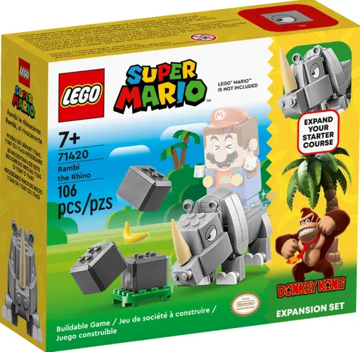 Nosorožec Rambi – rozšiřující set - LEGO SUPER MARIO (71420)